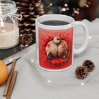 Personalized Pug Mug — "I Puggin' Love You" Ceramic Coffee Cup
