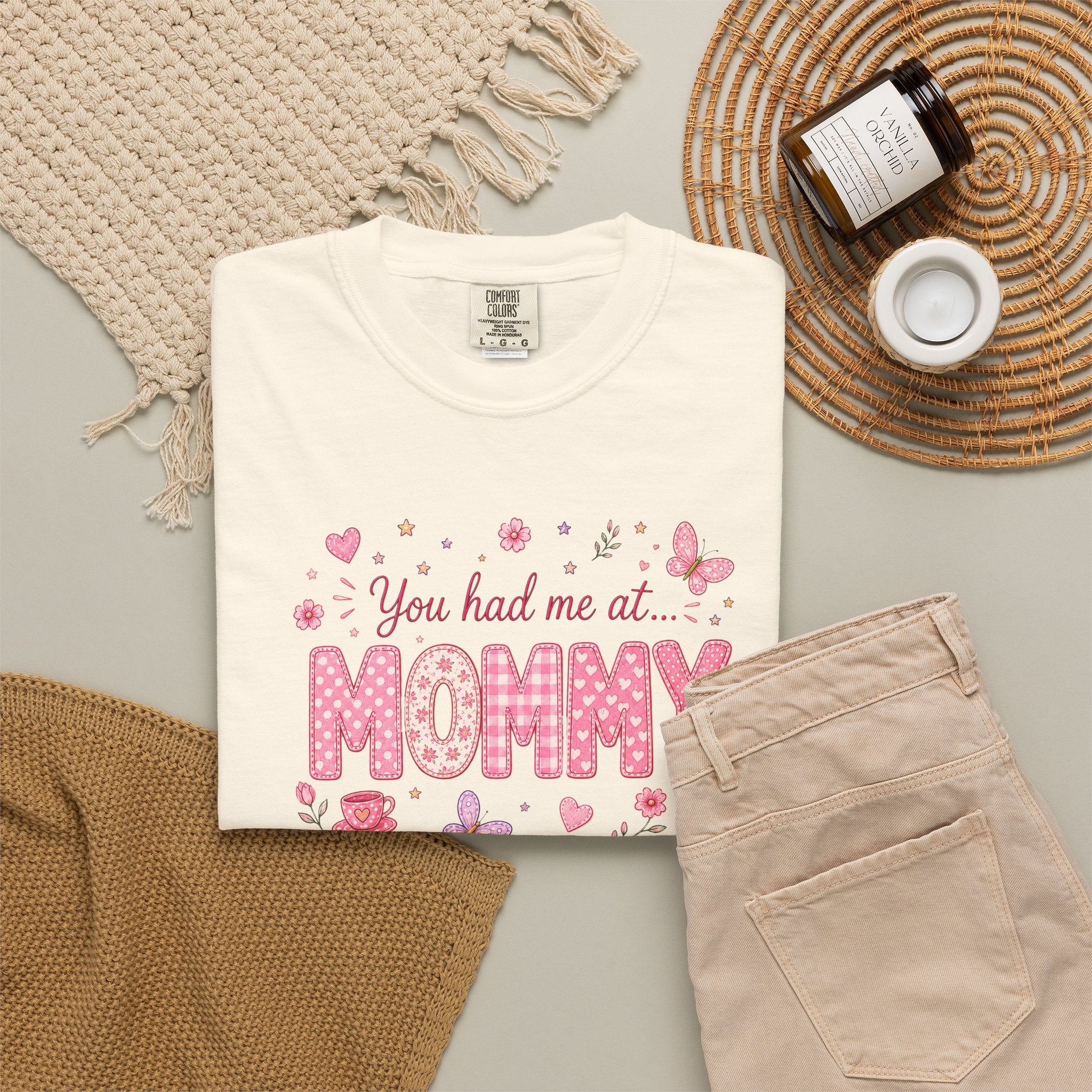 You Had Me at Mommy T-Shirt — Cute Pink Mommy Graphic Tee for New Moms & Mother's Day