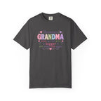 Grandma T-Shirt - "Becoming a Grandma Means My Heart Grows Bigger" - Cute Pastel New Grandma Gift