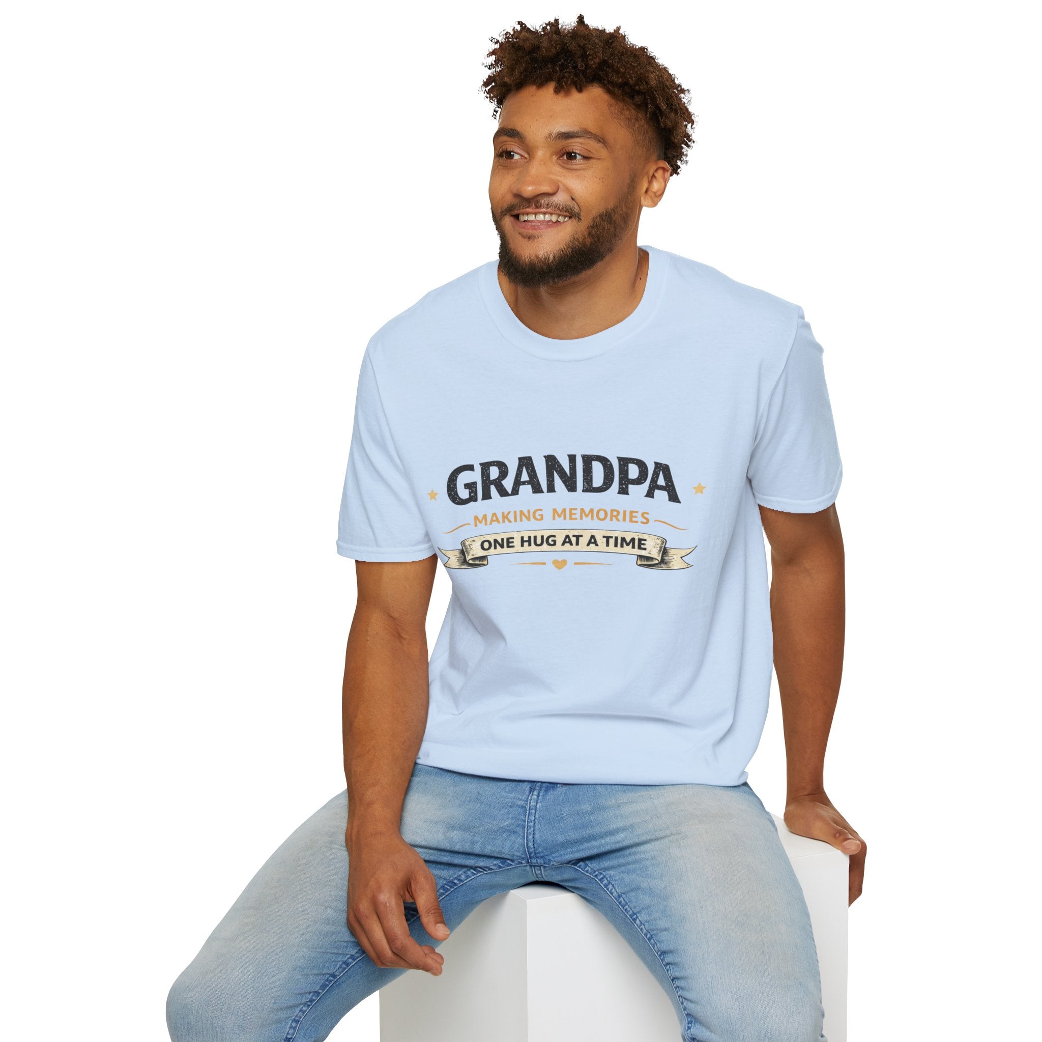 Grandpa Making Memories One Hug At A Time T-Shirt — Father's Day Gift