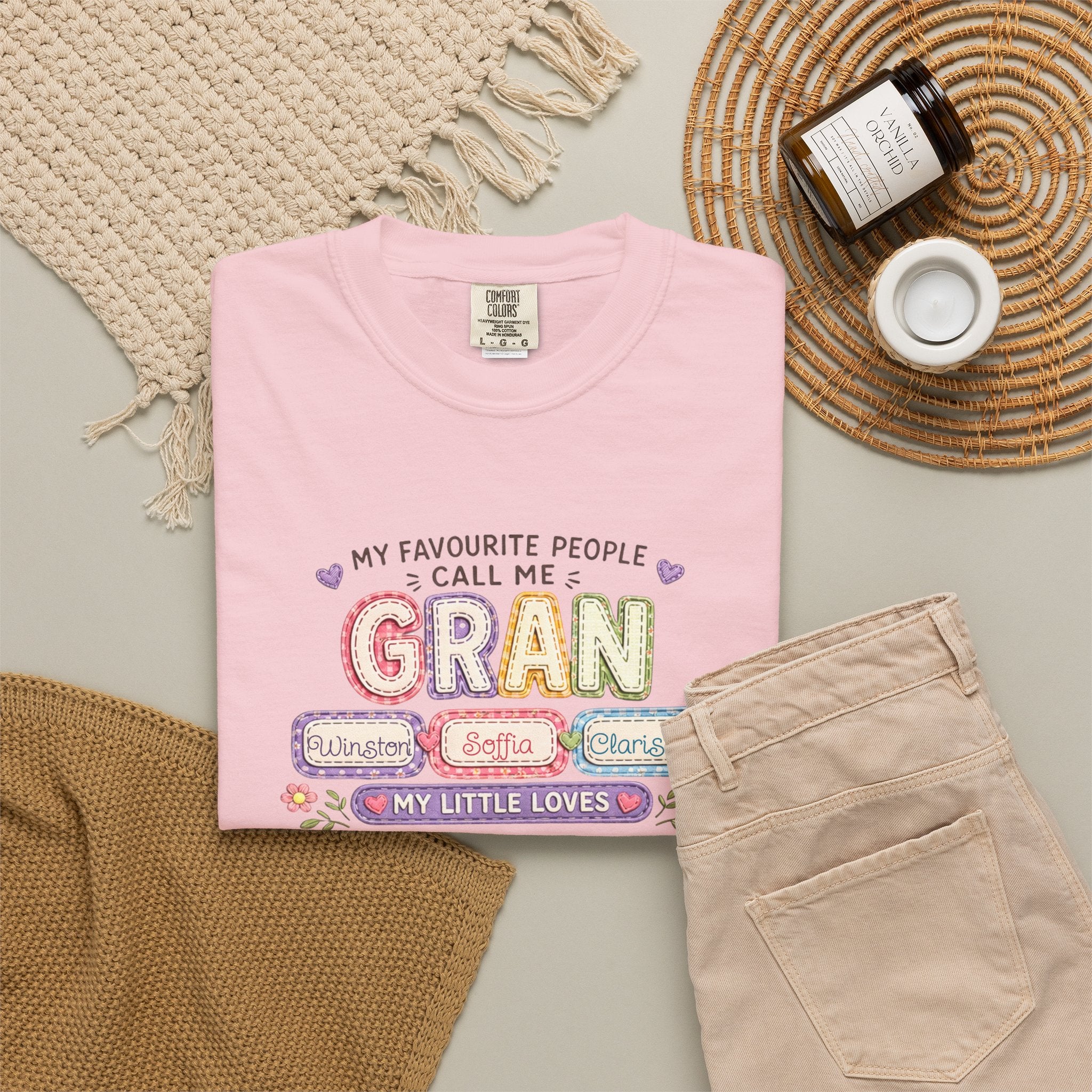 Gran Grandma T-Shirt – "My Favourite People Call Me Gran" Floral Gift Tee