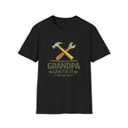 Grandpa Can Fix It T-Shirt — Handyman Tools Retro Tee for Fathers, Grandfathers & DIY Lovers