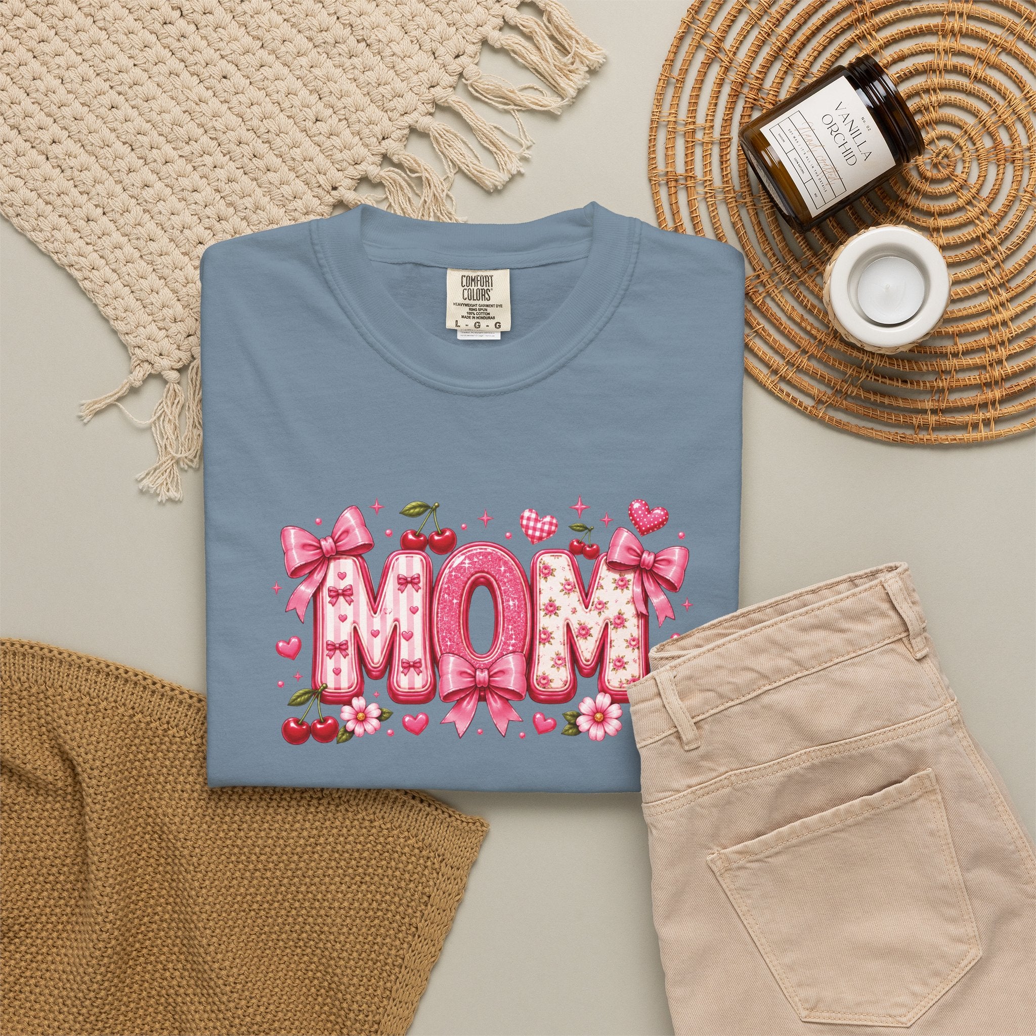 MOM Floral Heart T-Shirt