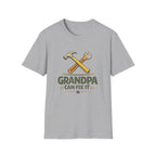Grandpa Can Fix It T-Shirt — Handyman Tools Retro Tee for Fathers, Grandfathers & DIY Lovers
