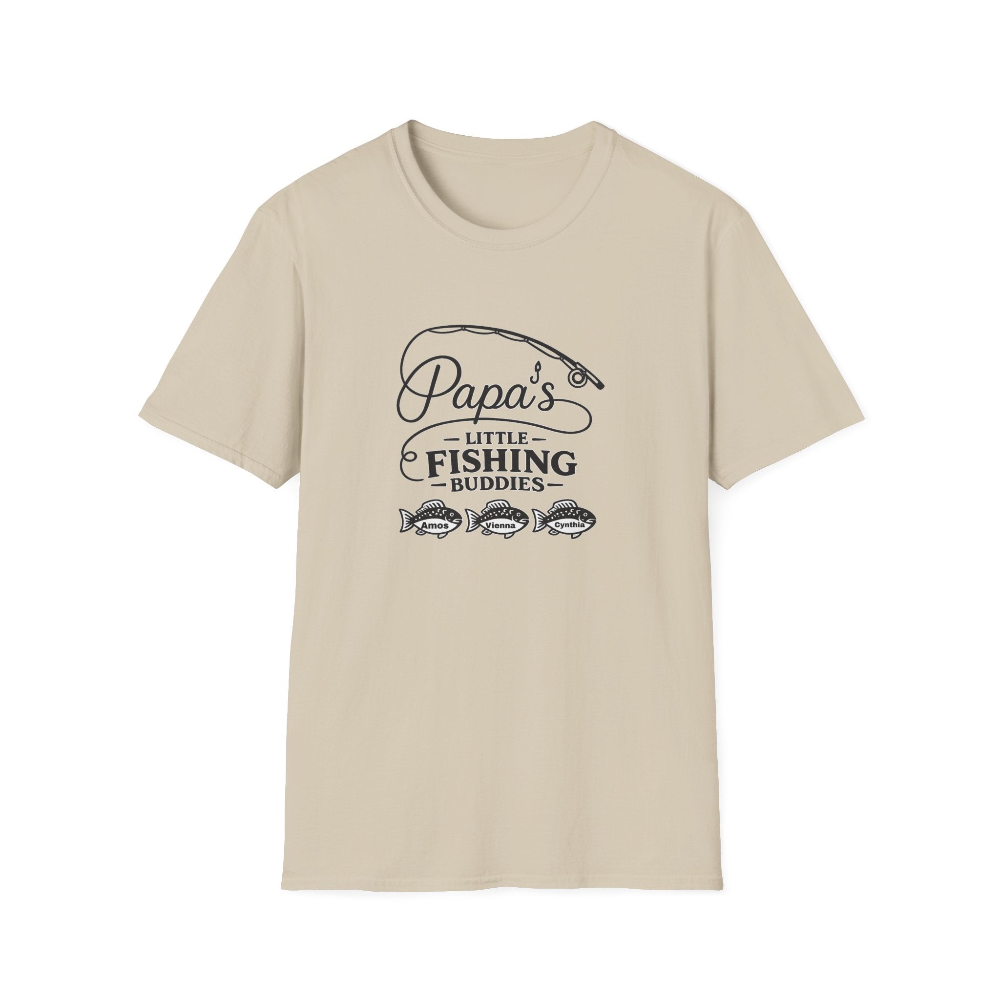 Papa's Little Fishing Buddies T-Shirt – Father-Child Fishing Tee