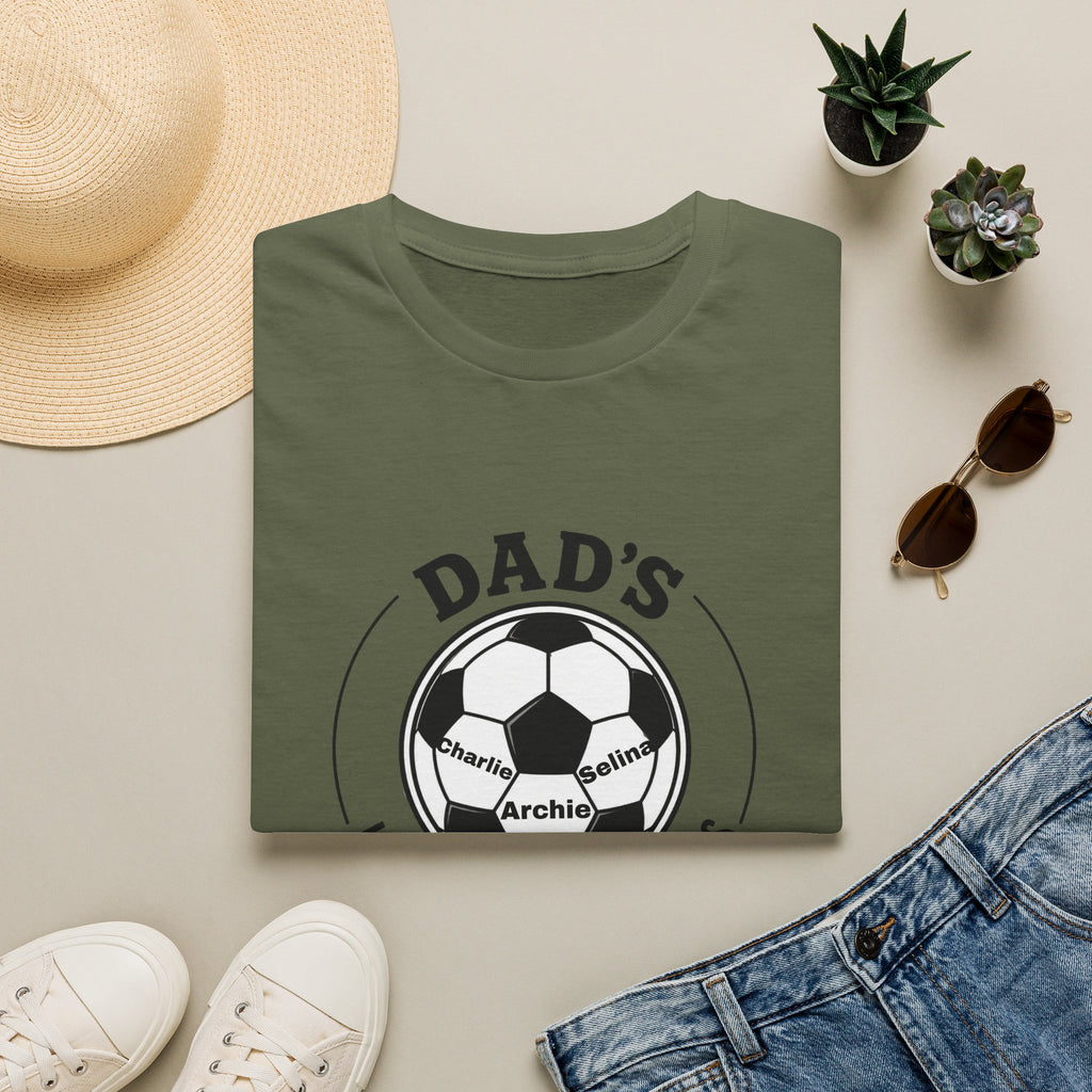 Dad’s Little Football Buddies Tee - Add Names- Personalise