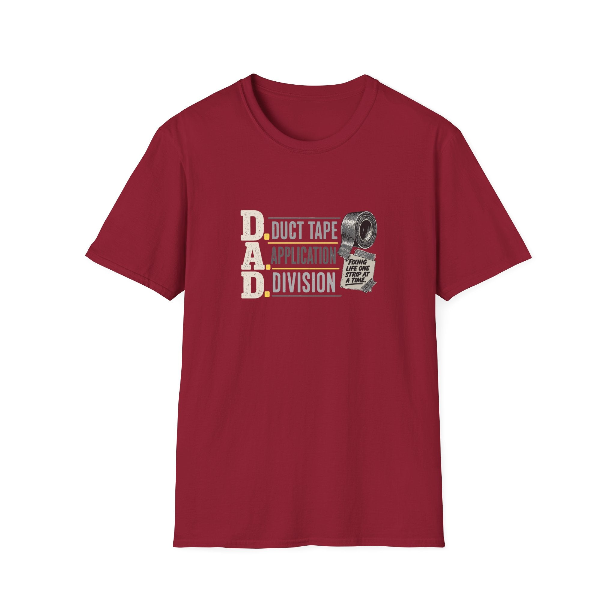 D.A.D. Duct Tape Application Division T-Shirt — Funny DIY Repair Tee