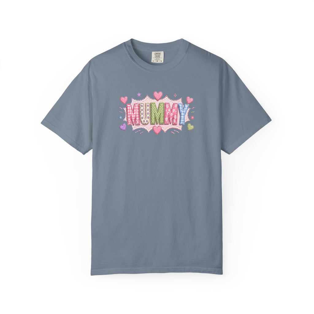 Mummy Heart Graphic T-Shirt — Cute Pastel ‘MUMMY’ Design, Mother’s Day Gift