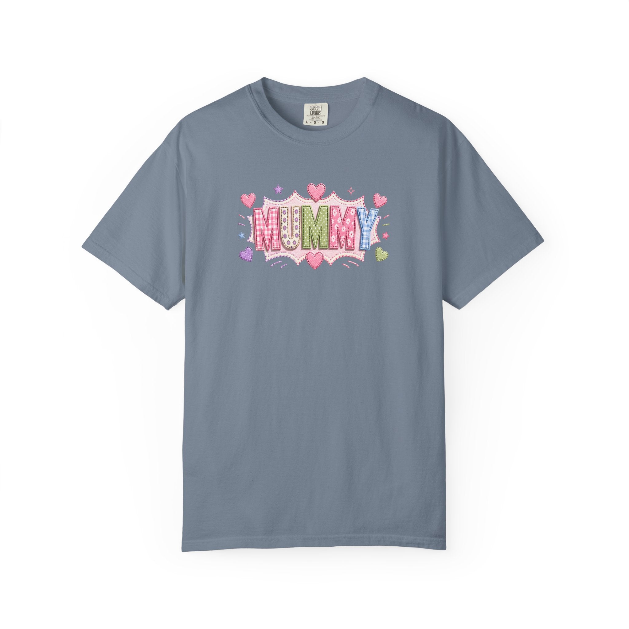 Mummy Heart Graphic T-Shirt — Cute Pastel ‘MUMMY’ Design, Mother’s Day Gift