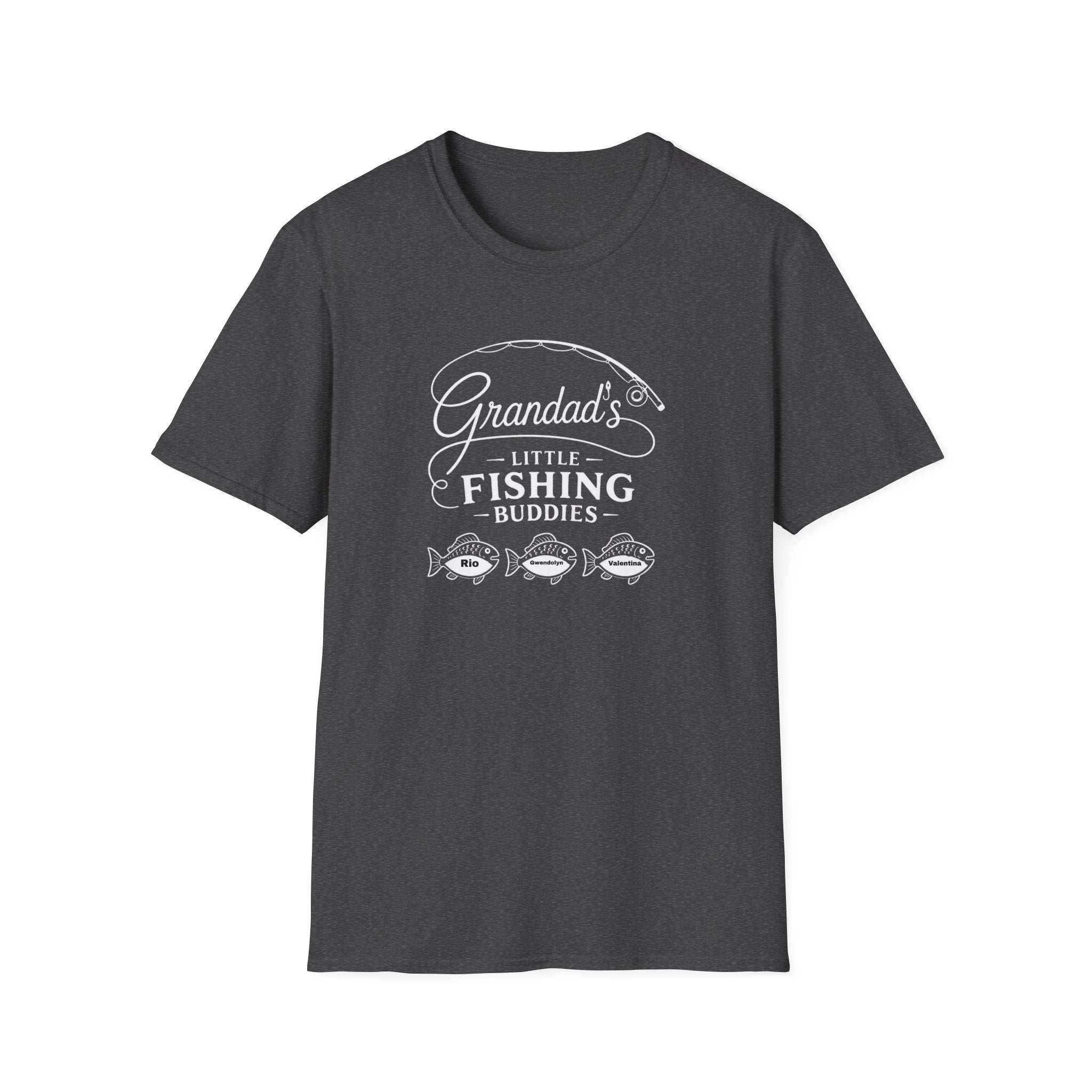 Granddad’s Little Fishing Buddies T-Shirt — Father/Grandparent Fishing Gift