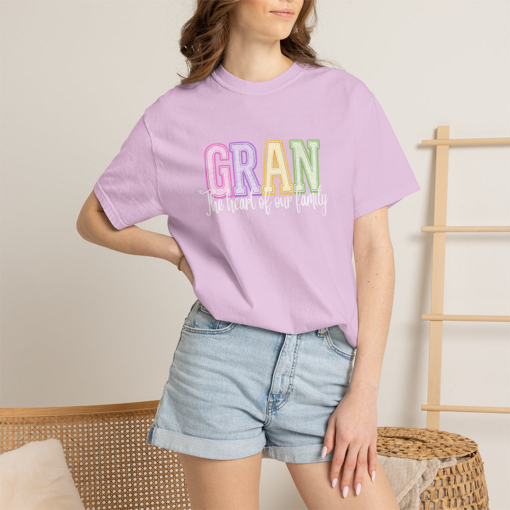 GRAN The Heart Of Our Family Tee