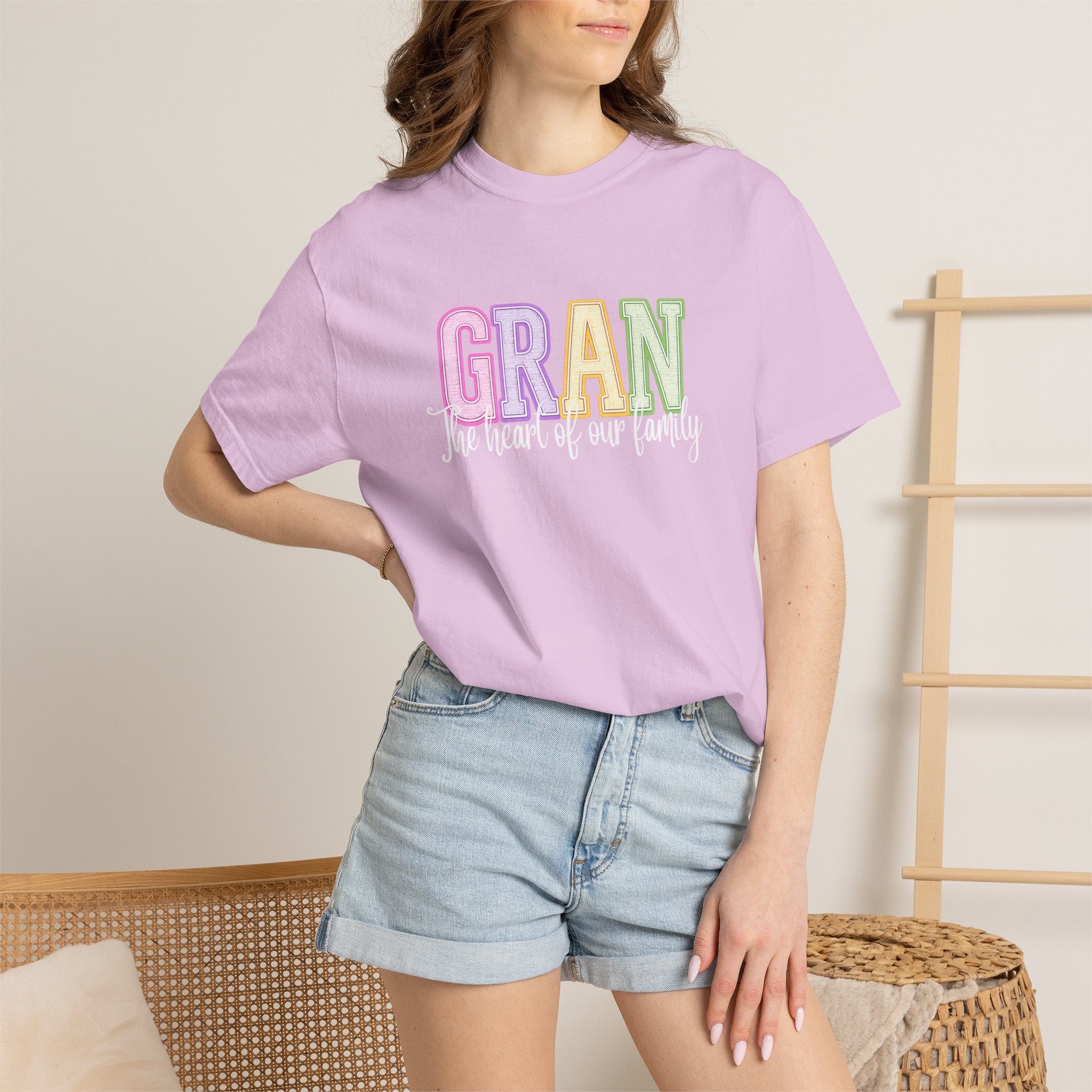 GRAN The Heart Of Our Family Tee
