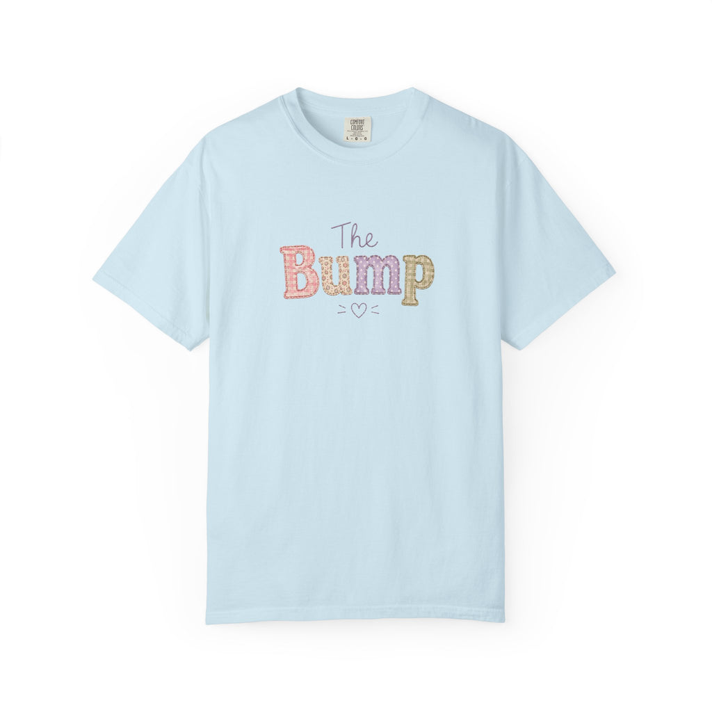 Maternity T-Shirt — 'The Bump' Pastel Vintage Graphic Tee