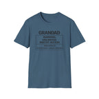 Grandad Warning T-Shirt – "Unlimited Biscuit Access" Funny Grandpa Gift