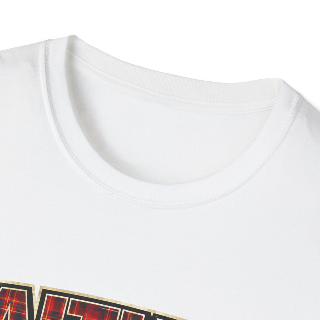 FAITHER Tartan Est- Personalised T-Shirt