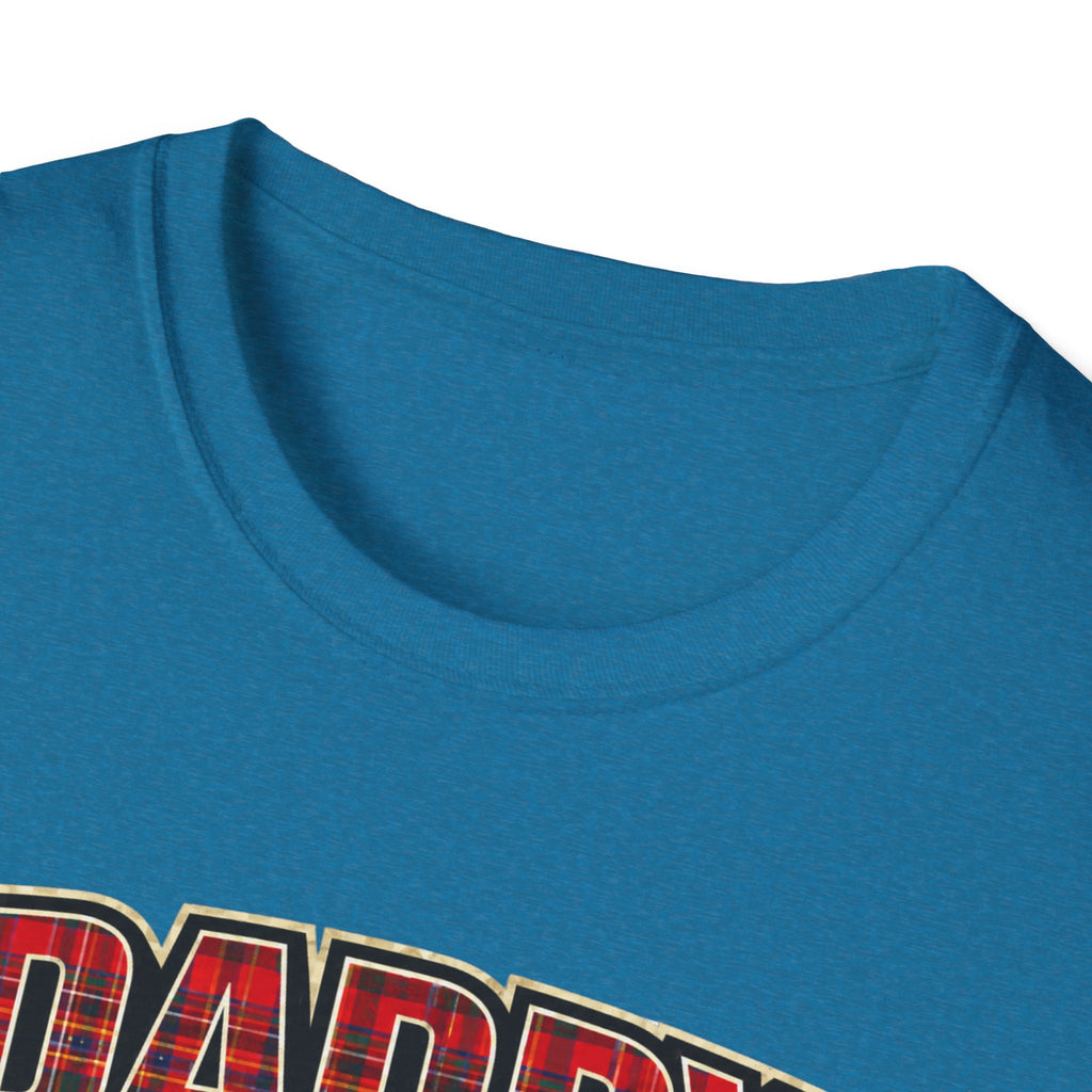 Daddy Plaid Father’s Day T-Shirt — 'Daddy Loves You More Than Coffee' Graphic Tee