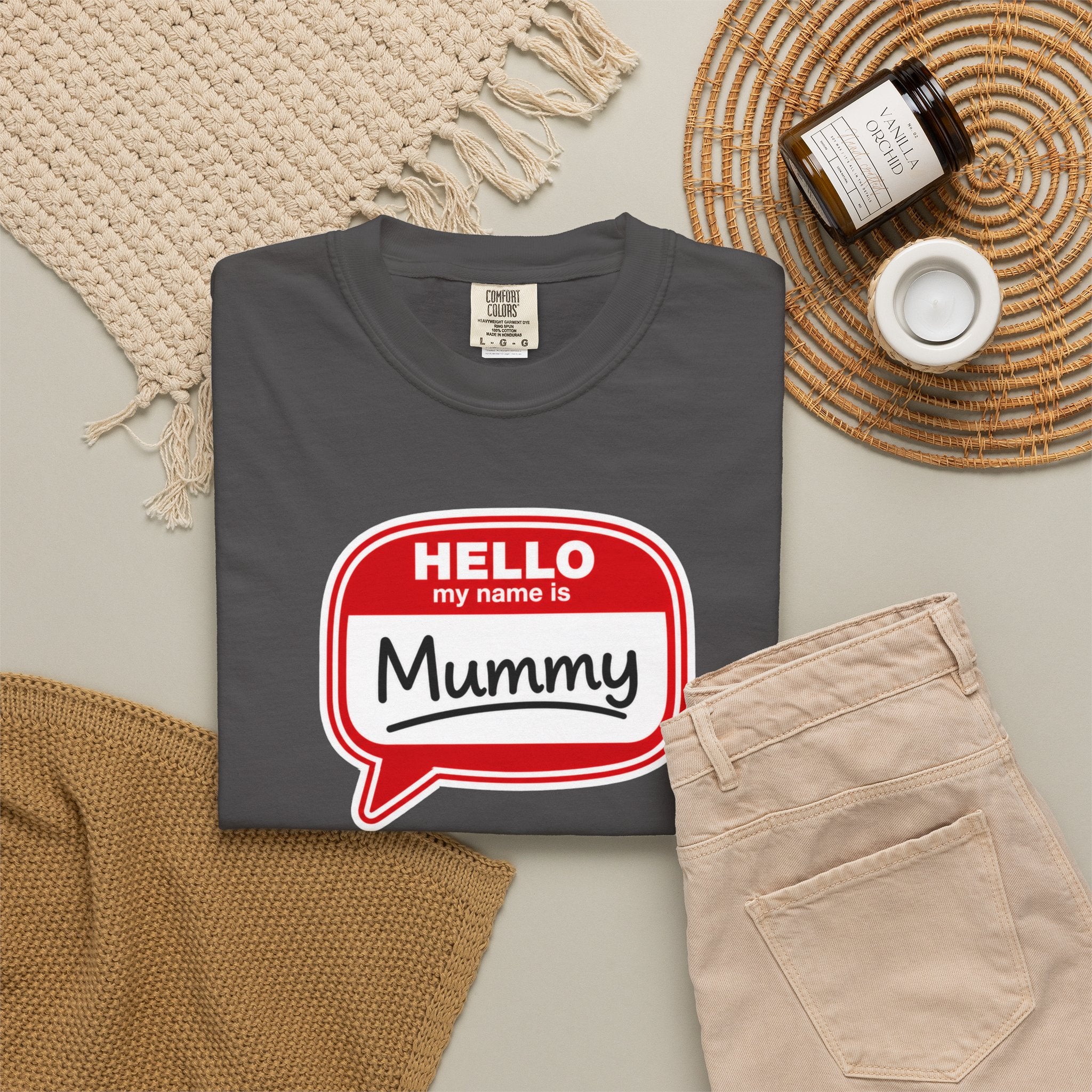 Hello My Name Is Mummy T-Shirt