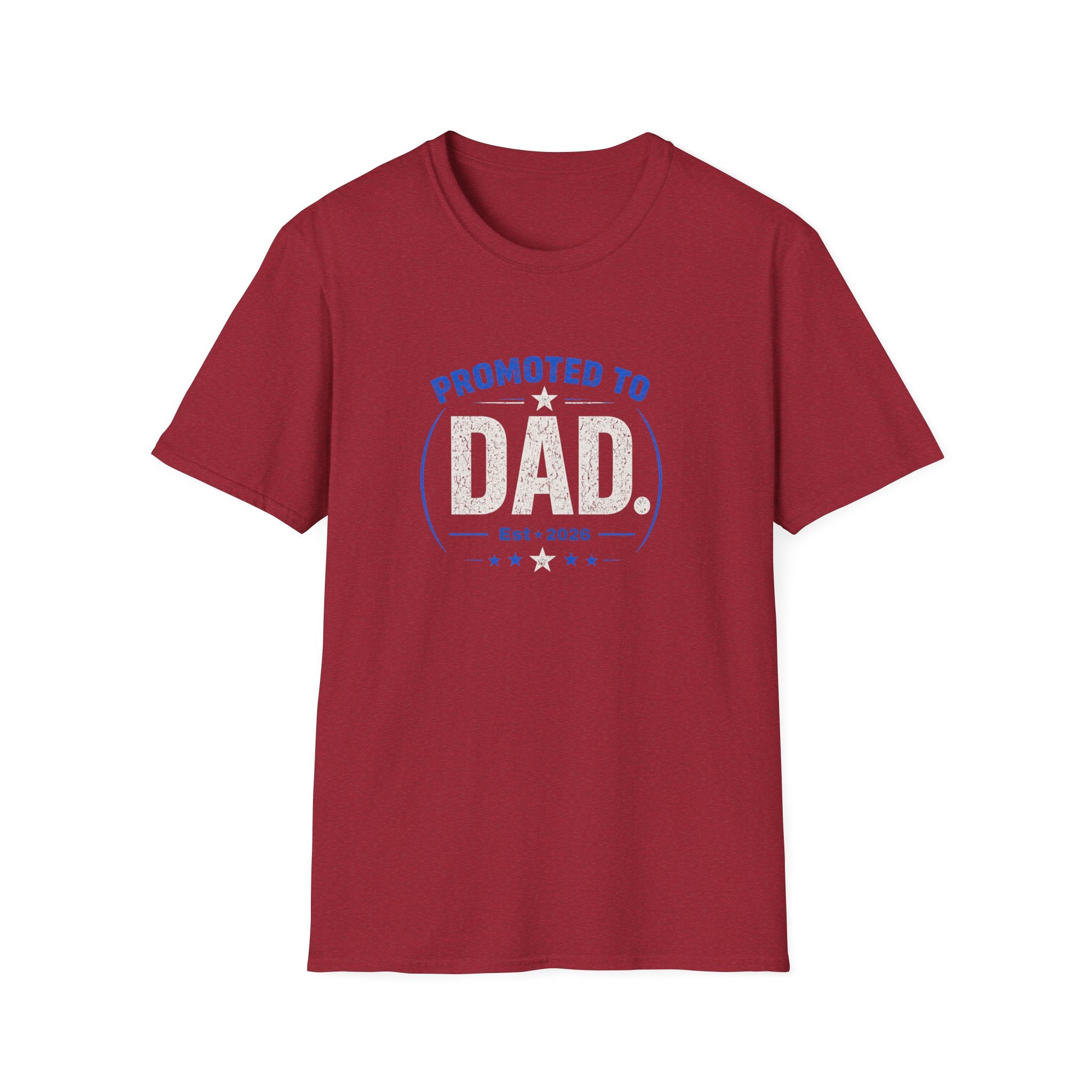 Promoted to Dad T-Shirt — New Dad Announcement Gift