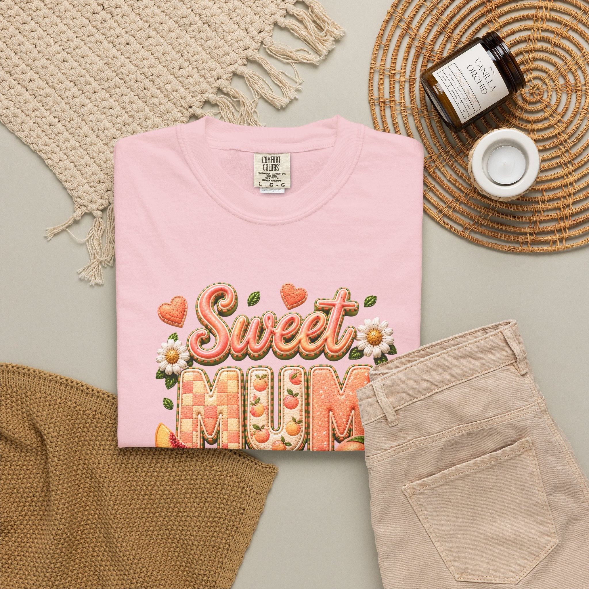 Sweet MUM Peach Tee