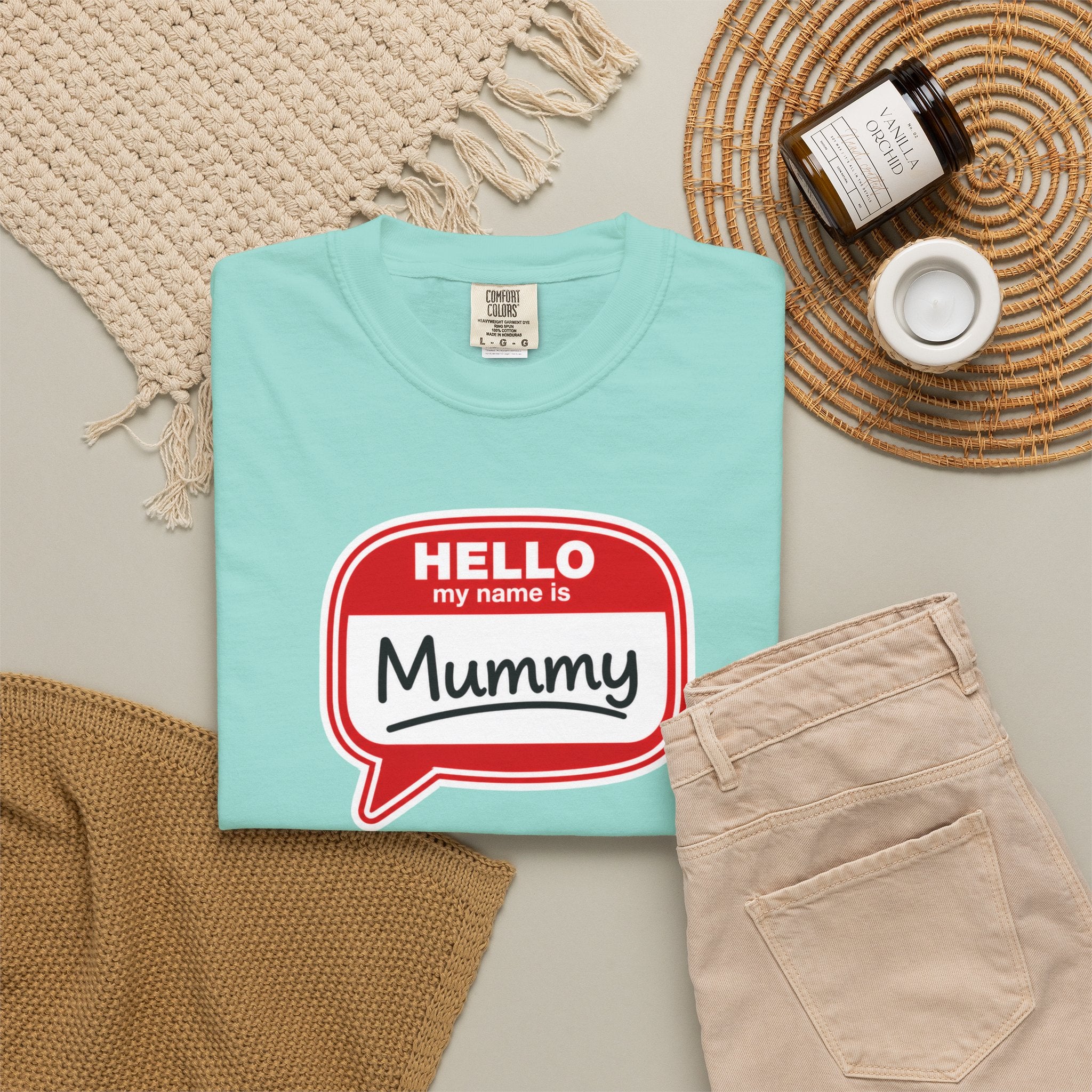 Hello My Name Is Mummy T-Shirt