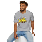 Super Grandpa T-Shirt – Comic Book Retro Graphic Tee for Grandfathers