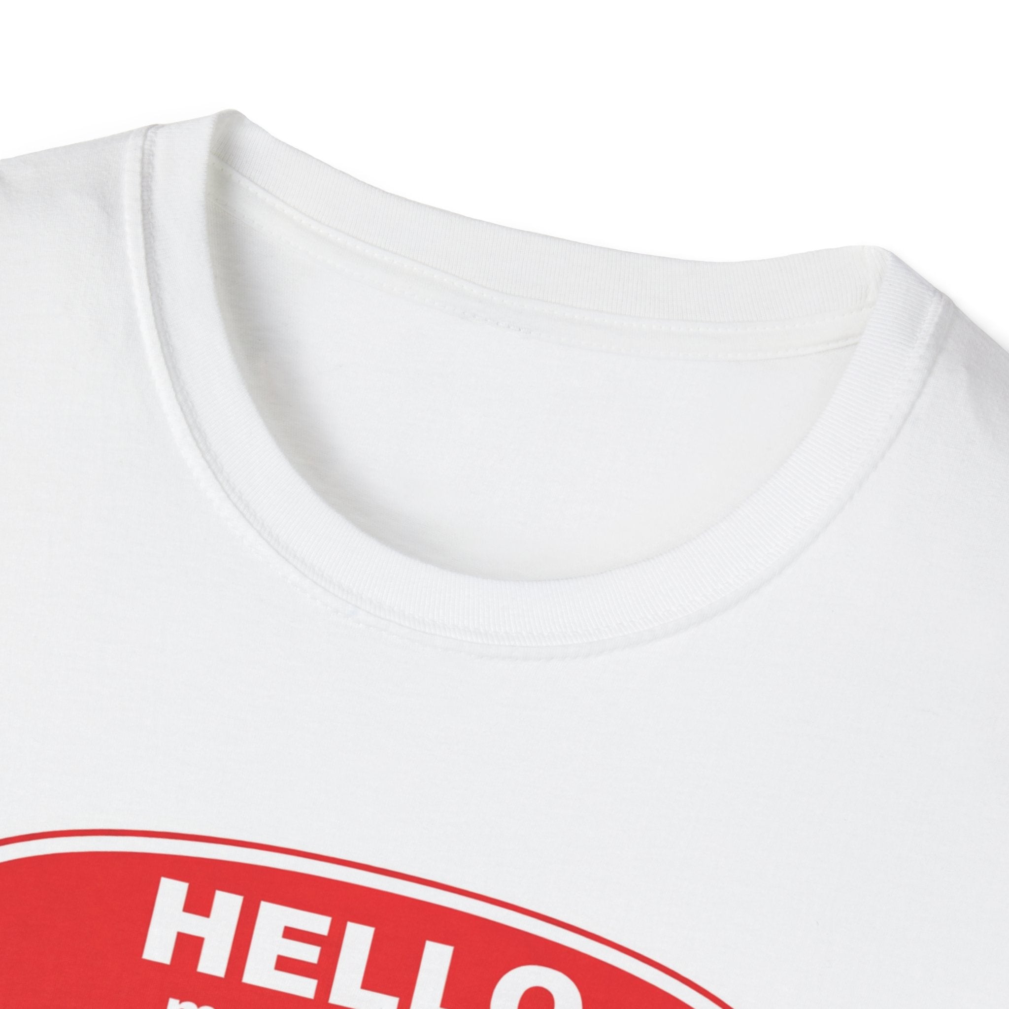Hello My Name Is Grandad T-Shirt — Funny Grandfather Gift