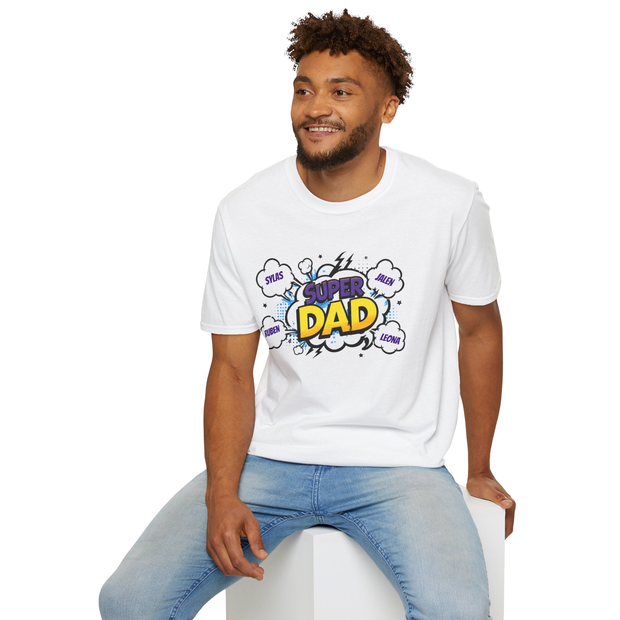 Super Dad Comic Graphic T-Shirt — Father’s Day Gift Tee
