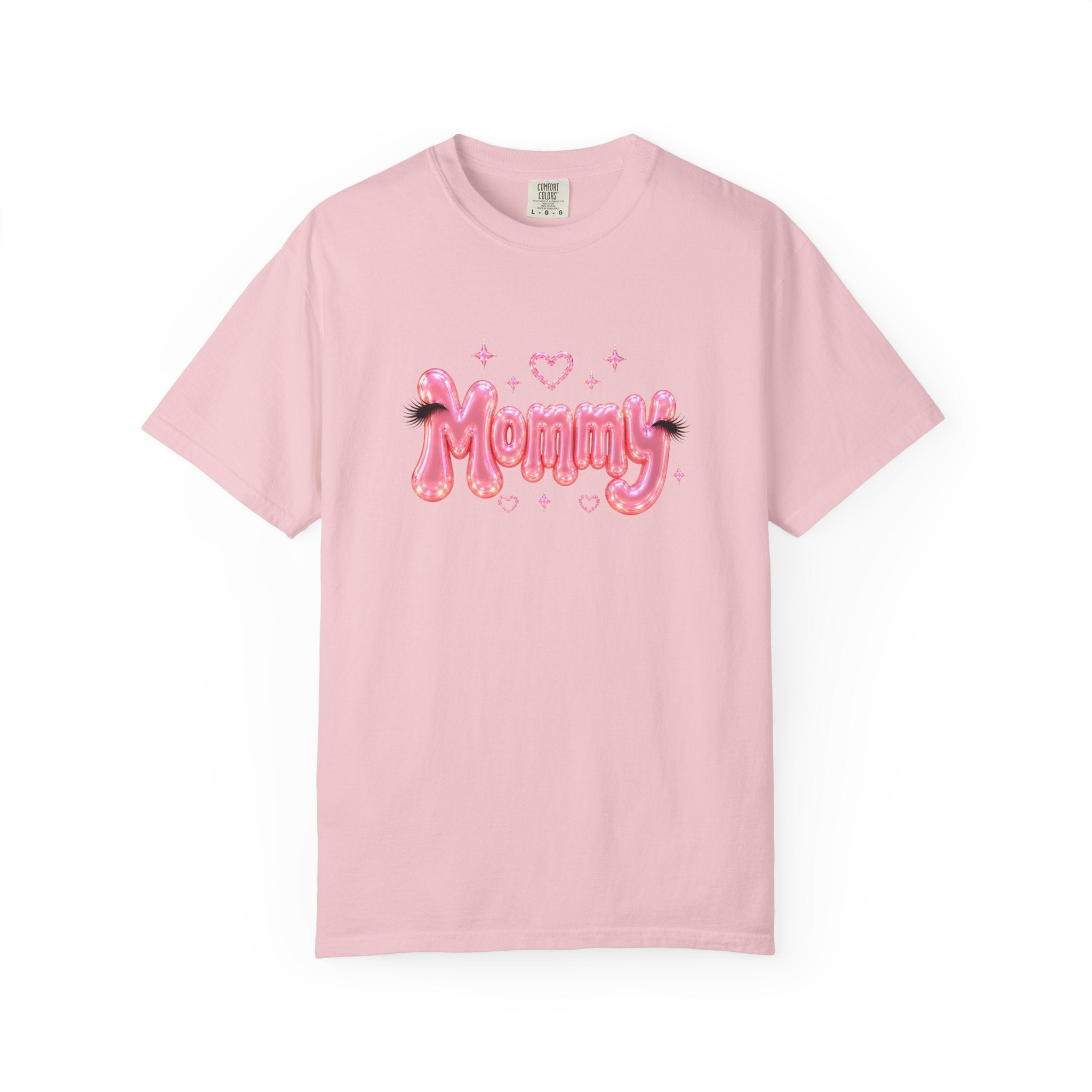 MOMMY Pink Balloon Eyelashes T-Shirt