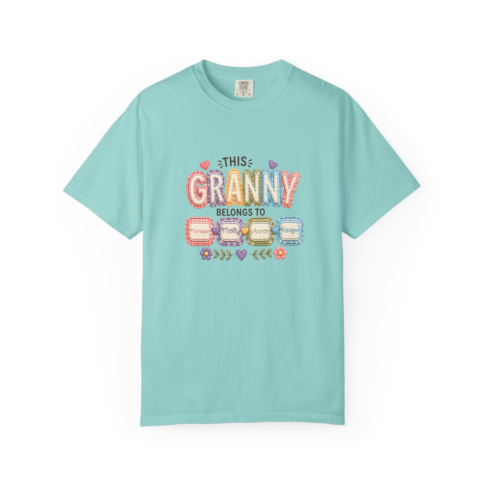 Granny Belongs To Grandkids T-Shirt — Cute Floral Grandma Gift