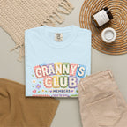 Granny's Club T-Shirt — Personalized Grandma Member Floral Tee