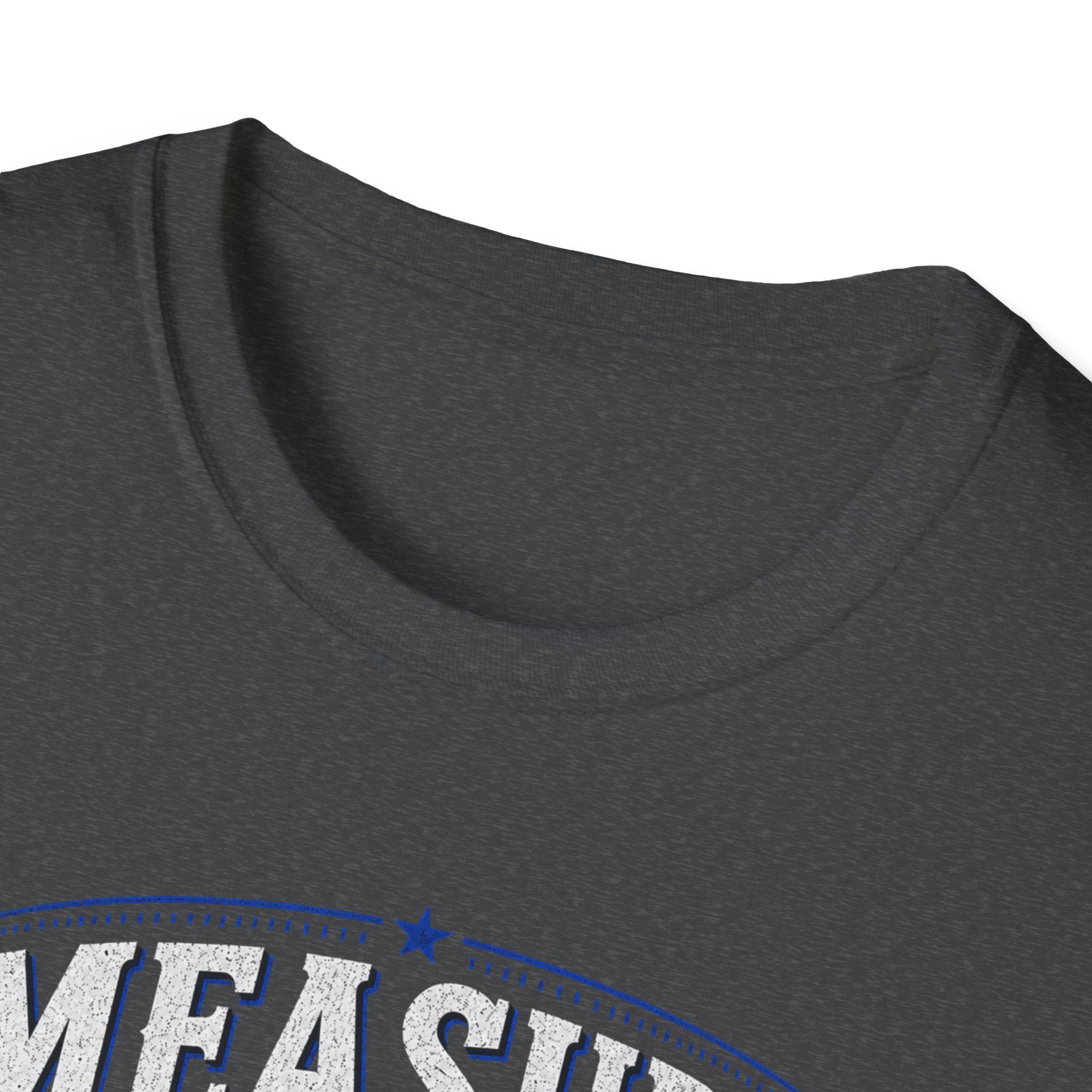 T-Shirt — "Measure Once, Cut Twice" Carpenter Tape Measure Design