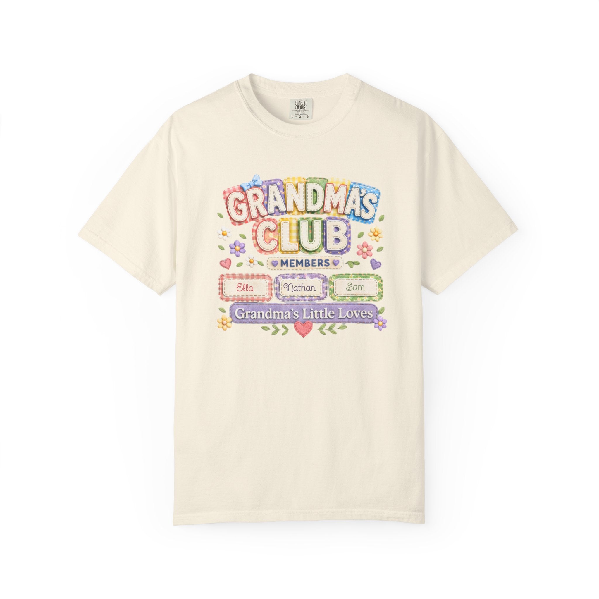 Grandmas Club T-Shirt — Grandma’s Little Loves Graphic Tee