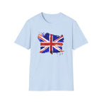 Union Jack Paint Brush UK Flag T-Shirt — British Pride Graphic Tee