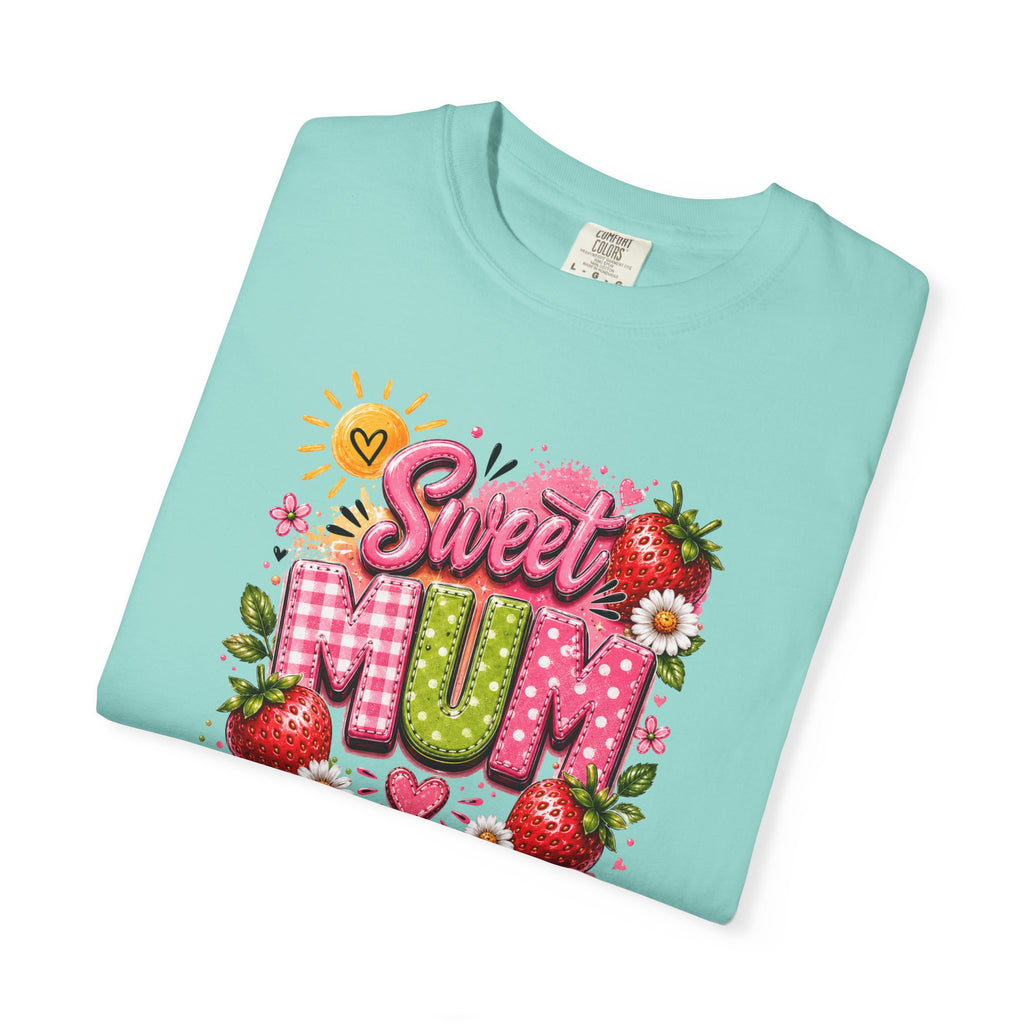 Sweet Mum T-Shirt — Floral Strawberry Mother's Day Tee