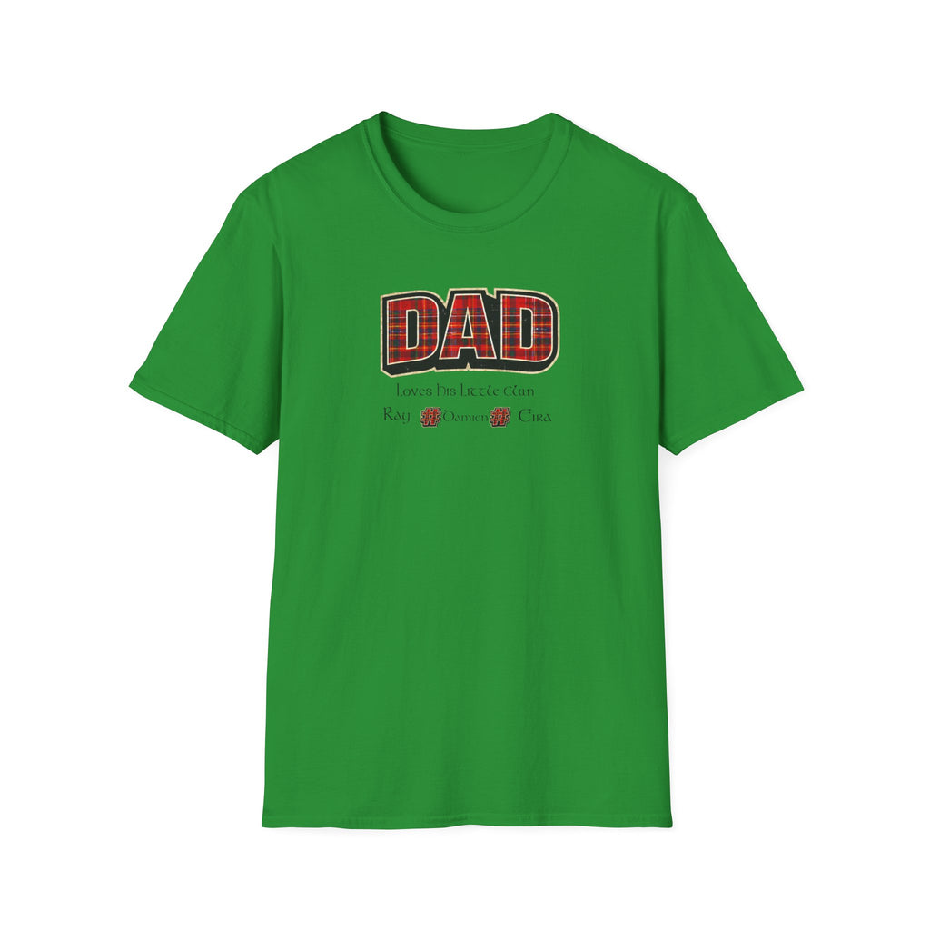 Dad Plaid Design T-Shirt – Rustic Father’s Day Gift