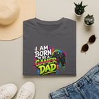 "I Am Born To Be A Gamer Dad" Neon T‑Shirt