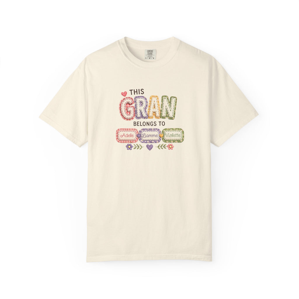 Gran Belongs To T-Shirt — Personalized "This Gran Belongs To" Family Names Tee