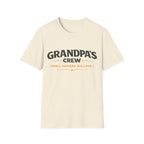 Grandpa's Crew T-Shirt — "Small Humans, Big Love" Grandpa Gift