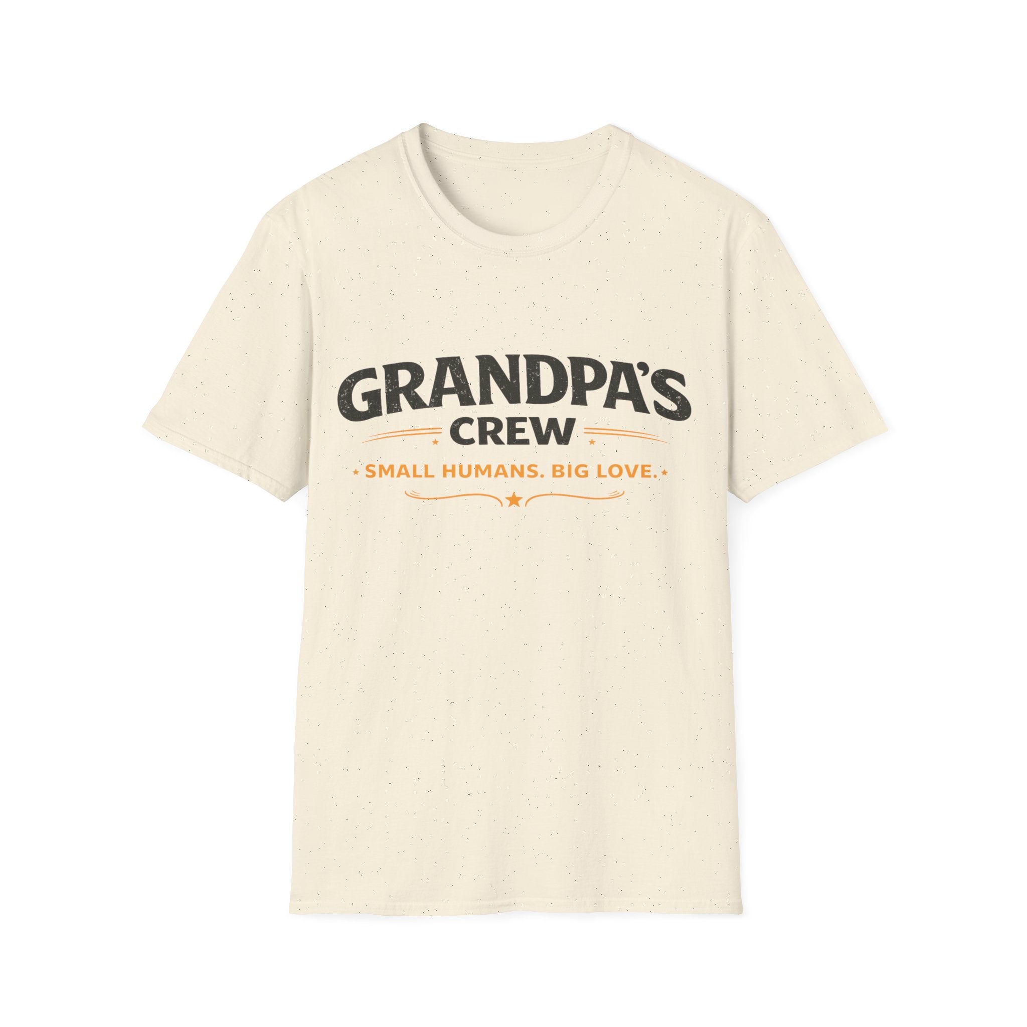 Grandpa's Crew T-Shirt — "Small Humans, Big Love" Grandpa Gift
