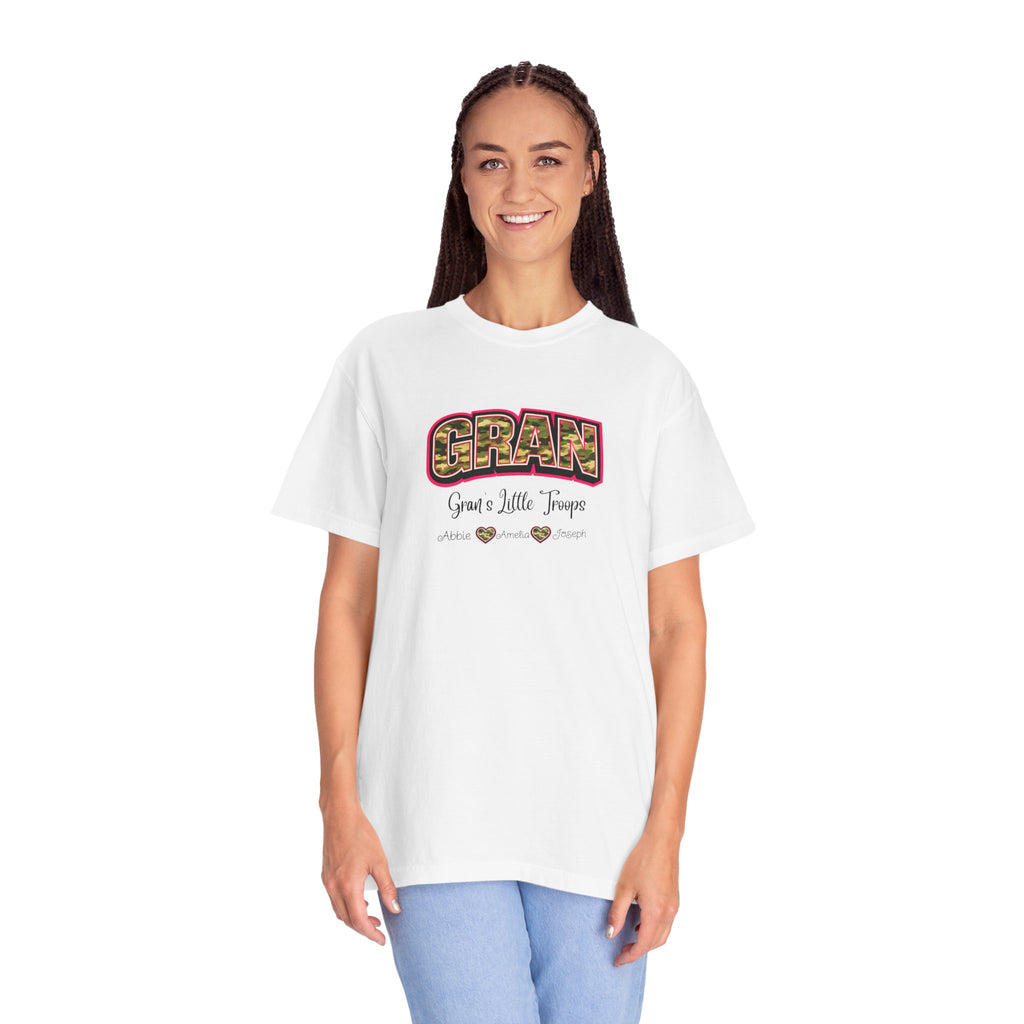 Gran Grandma T-Shirt — "Gran: Good a Little Trouble" Vintage Floral Tee
