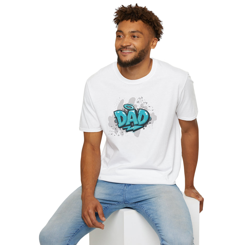 Dad Blue Graffiti T-Shirt