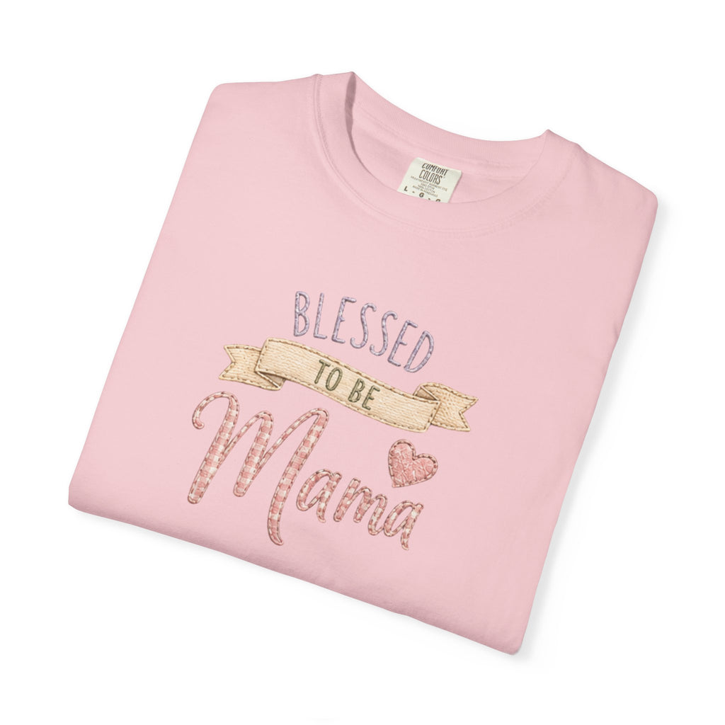 Blessed to Be Mama T-Shirt — Cute Mom Pregnancy Announcement Tee