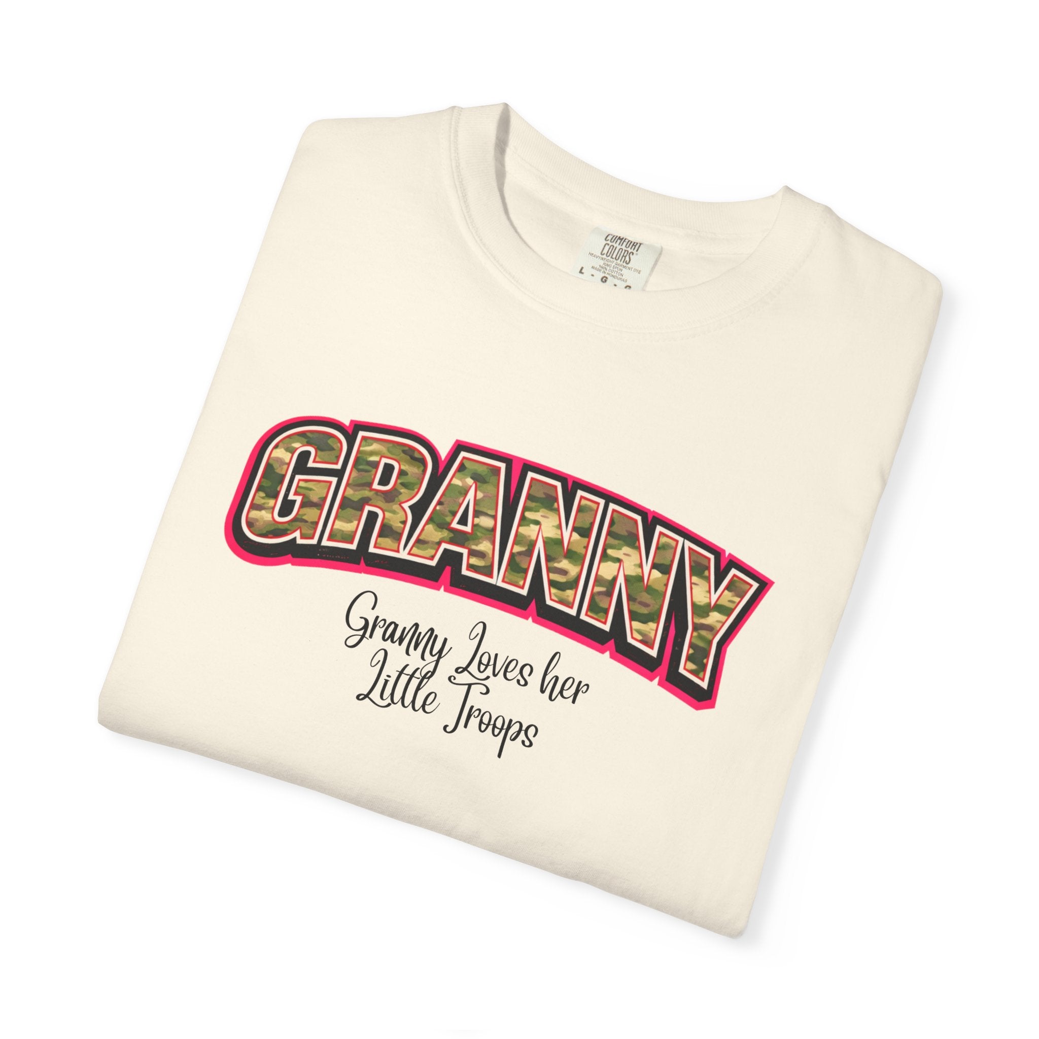 Granny "Granny Loves Her Little Troops" Graphic T-Shirt