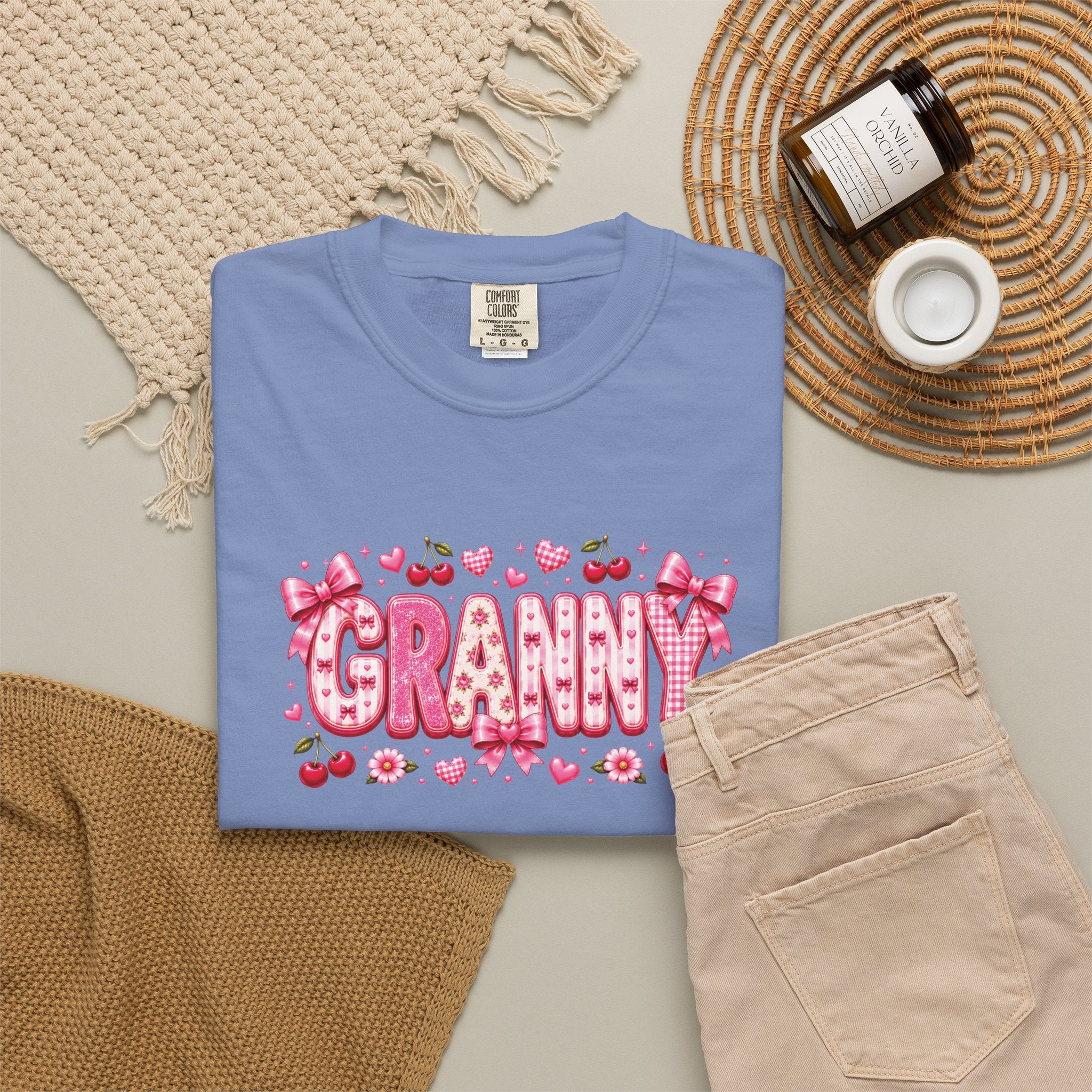 GRANNY Floral Heart T-Shirt