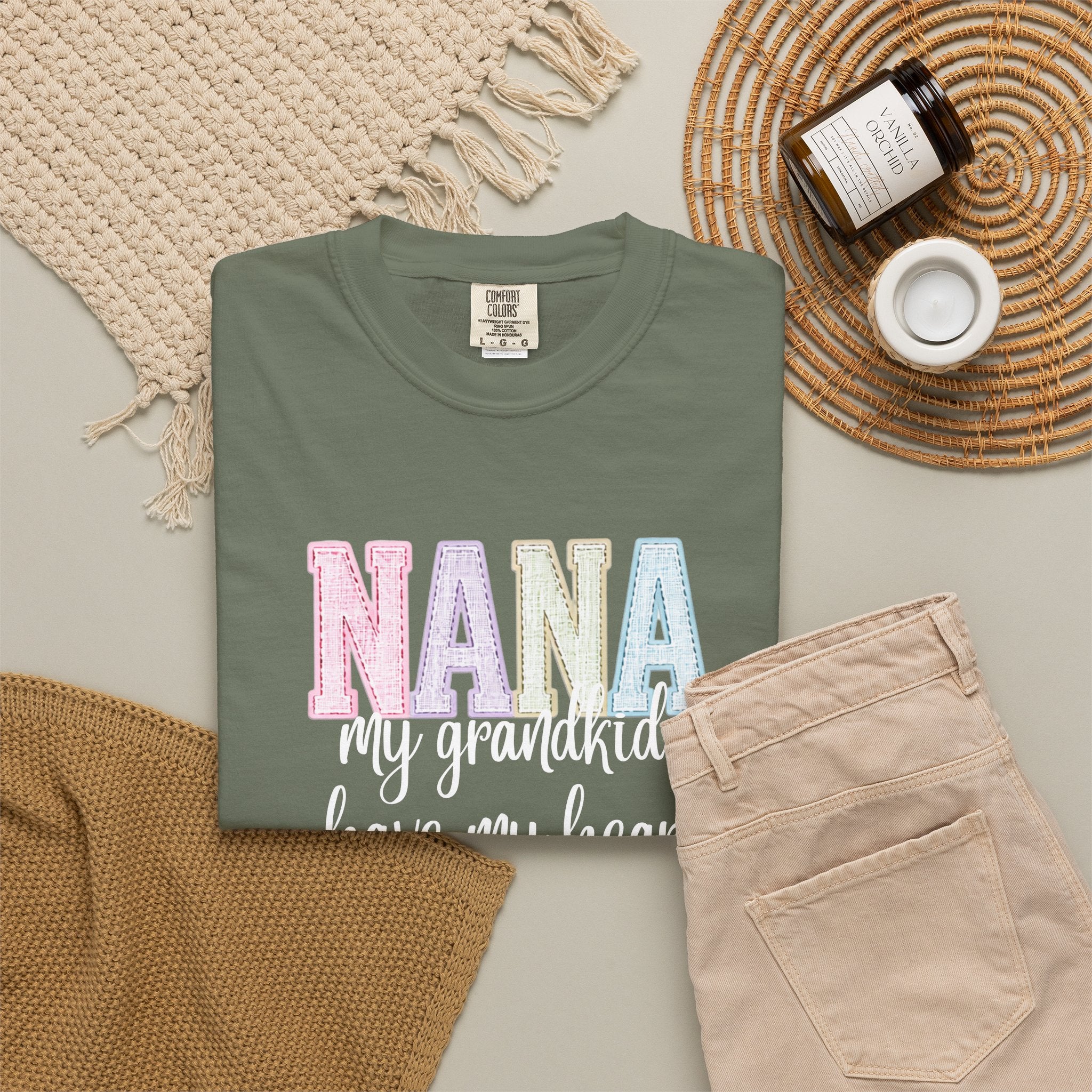 Nana Pastel Lettering T‑Shirt