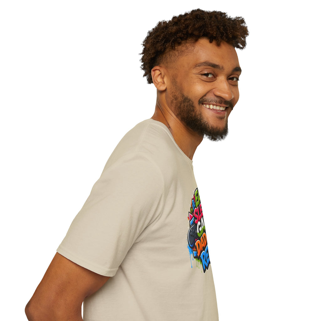 Eat Sleep Game Dad Stuff Repeat T-Shirt