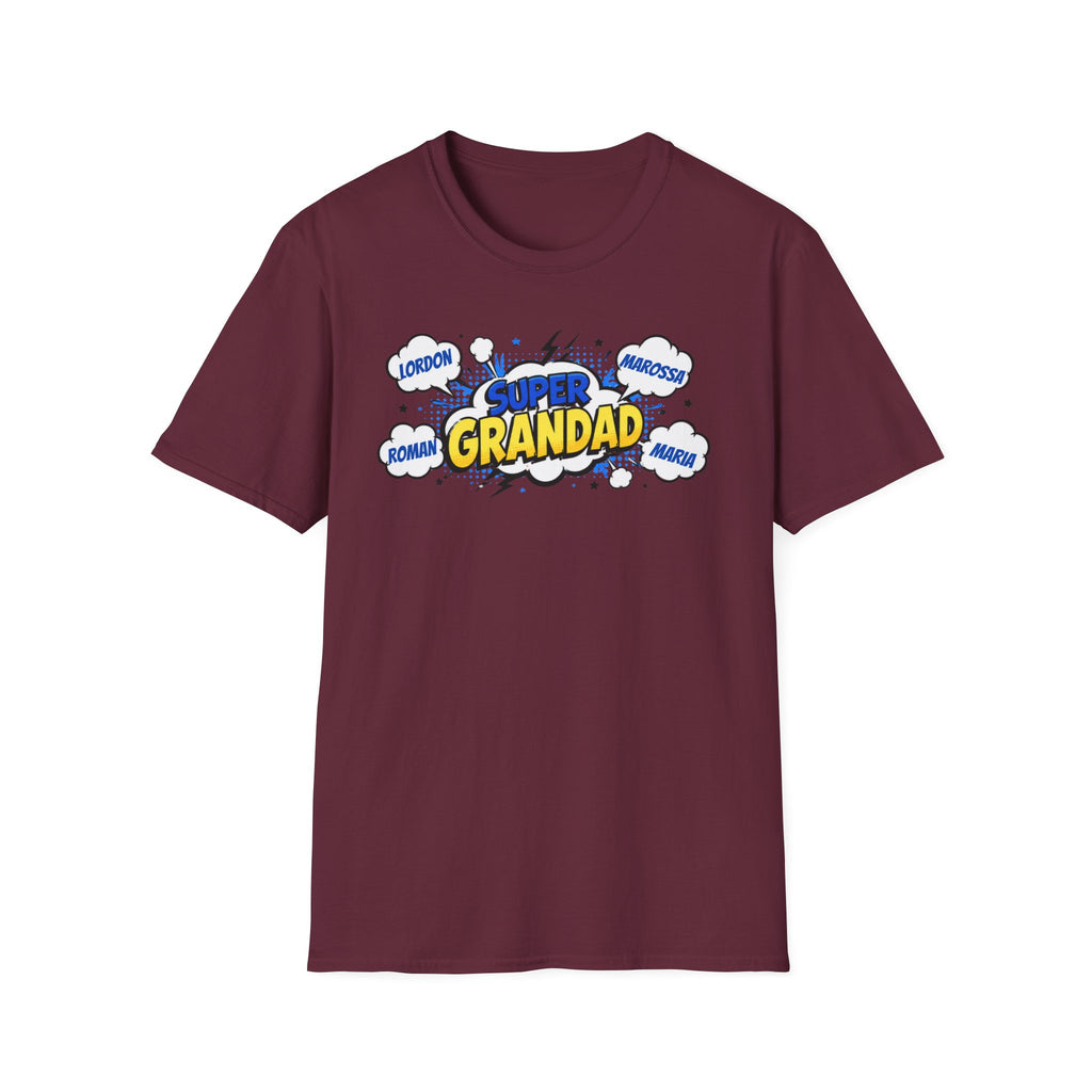 Super Grandad Comic-Style T-Shirt