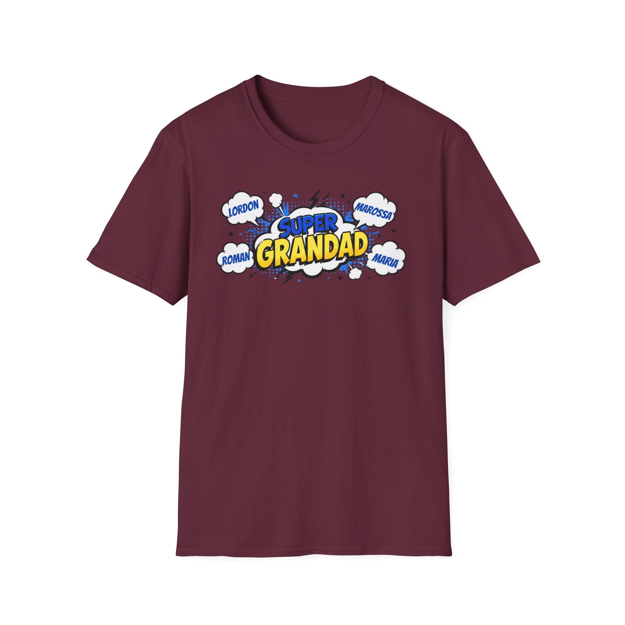 Super Grandad Comic-Style T-Shirt