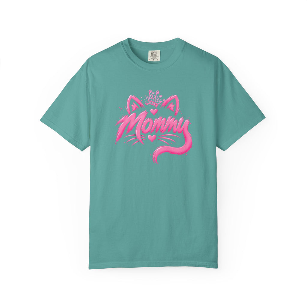 Mommy Cat Crown T‑Shirt