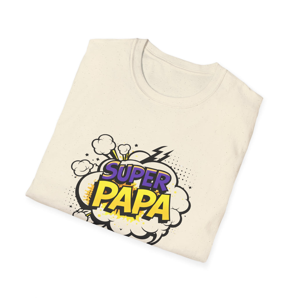 Super Papa T-Shirt — Comic Book Style Father’s Day Tee